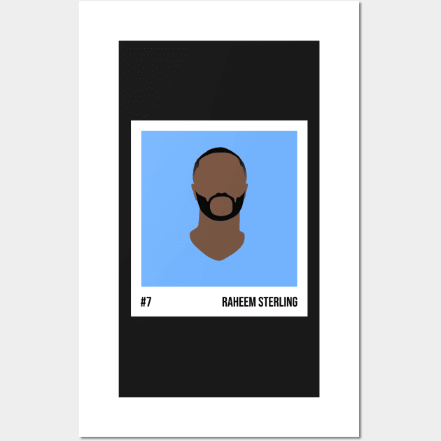 Raheem Sterling Minimalistic Camera Film Wall Art by GotchaFace